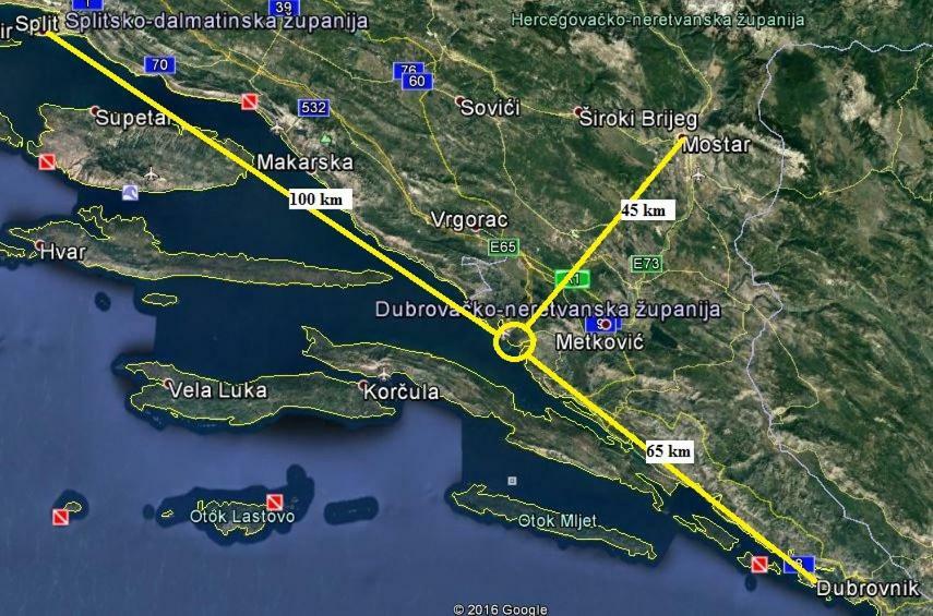 Apartment Neretva Dream Komin  外观 照片